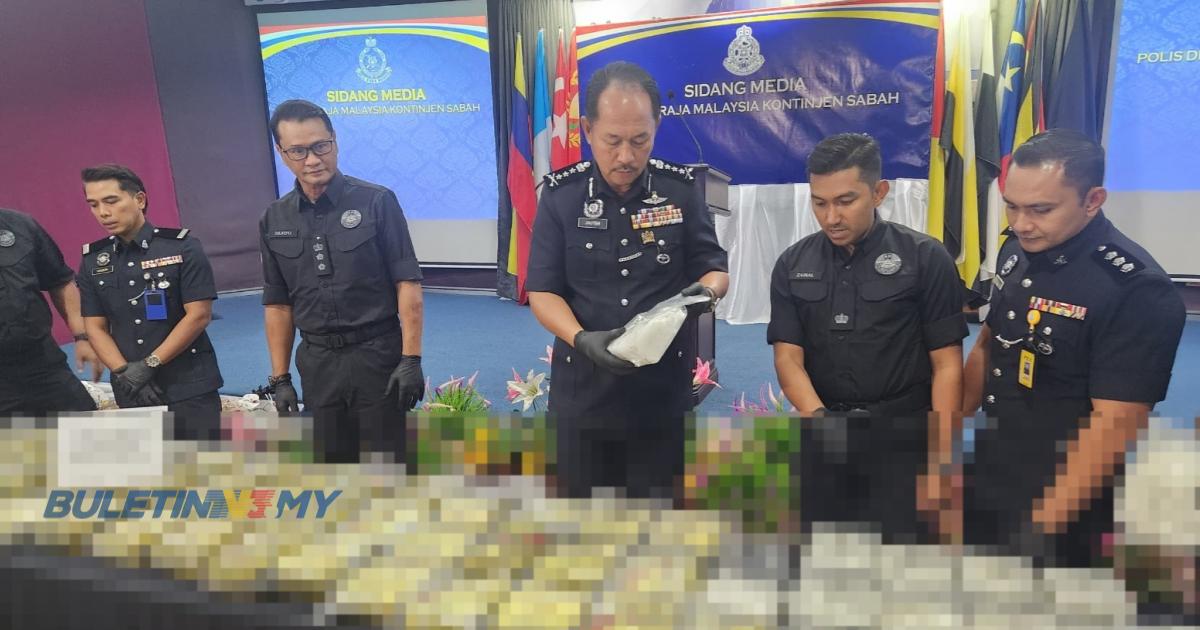 Polis rampas dadah 63.55 kilogram bernilai RM3 Juta