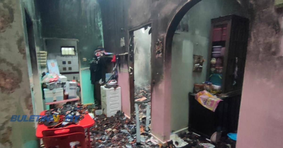 Ibu tiga anak melecur rumah terbakar meninggal dunia