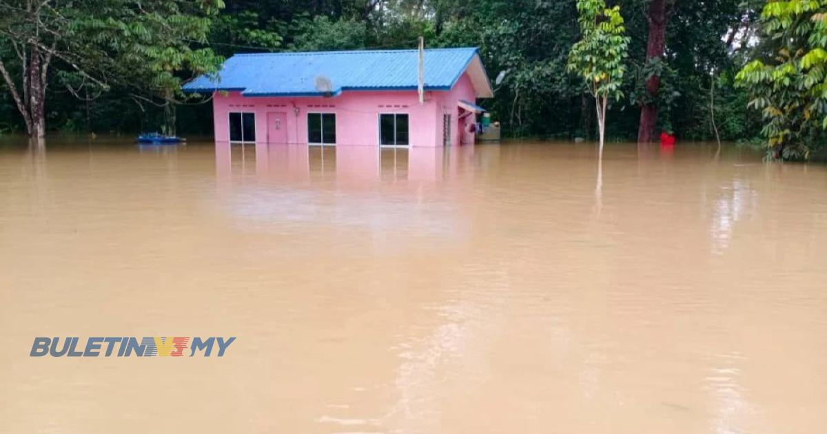 286 mangsa banjir berlindung di 4 PPS di utara Sarawak