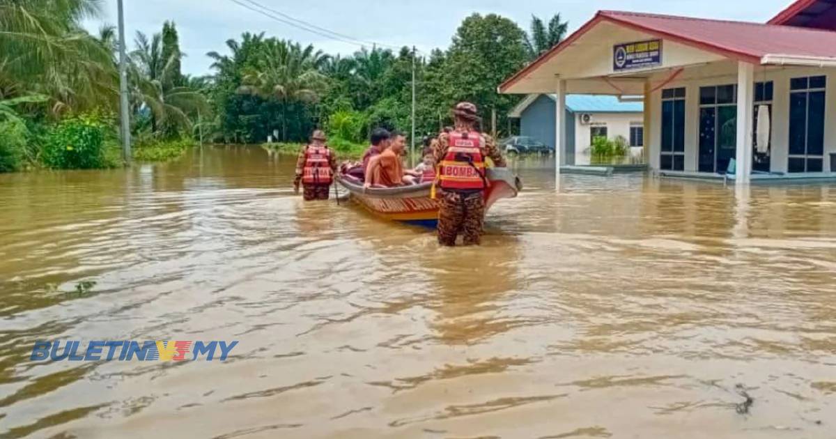 4 kampung di Lawas terjejas banjir akibat hujan lebat