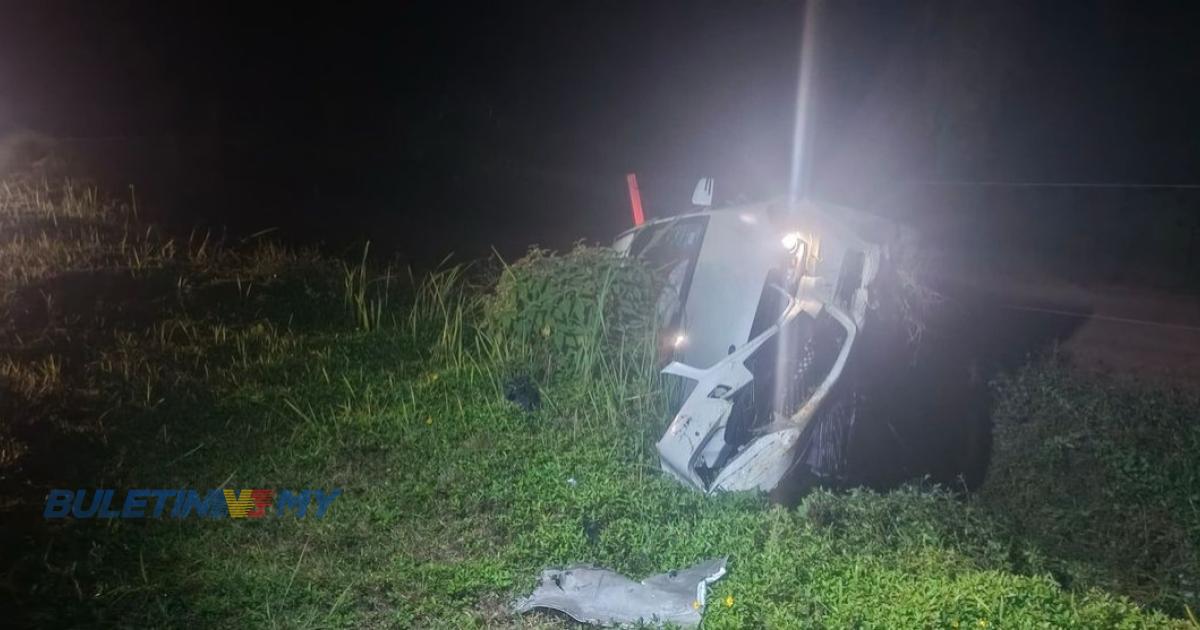 5 cedera kemalangan babitkan sebuah bas ekspres, dua kereta Mercedes