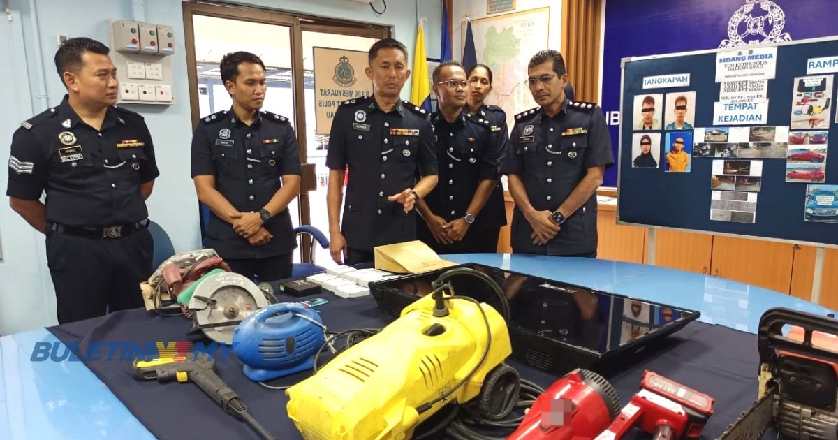 Geng Boy Arau tumpas selepas sebulan aktif pecah rumah, curi kereta