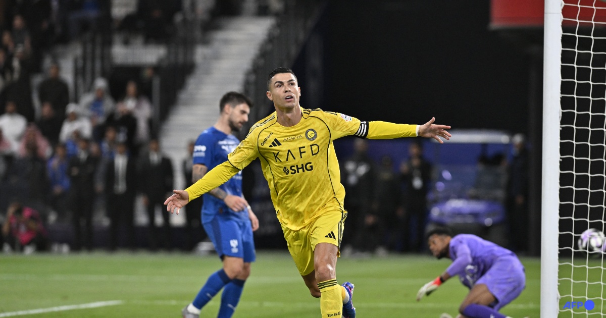 Bintang Al Nassr, Cristiano Ronaldo dilaporkan tidak berpuas hati terhadap sokongan yang diterima kelabnya daripada kerajaan Arab Saudi. - Foto AFP
