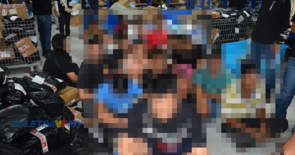 24 PATI ditahan, JIM serbu gudang pembungkusan barang