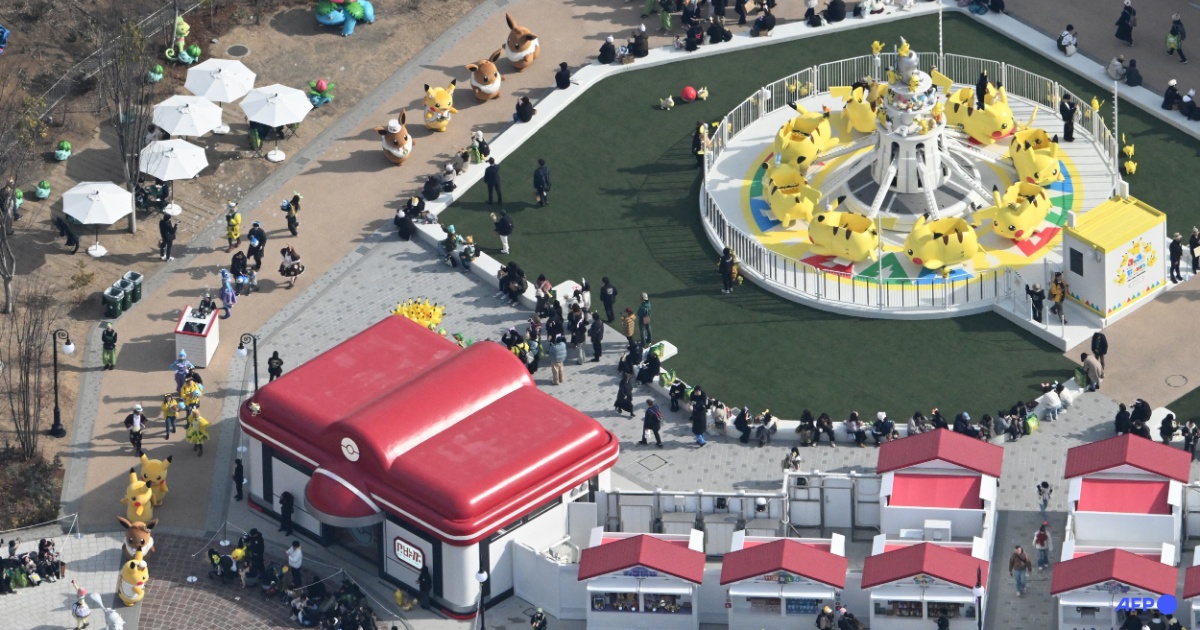 Taman tema Pokemon kekal pertama dibuka di Tokyo - Foto AFP